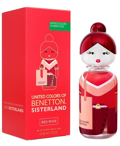 United Colors of Benetton Sisterland Red Rose - Туалетная вода - 1