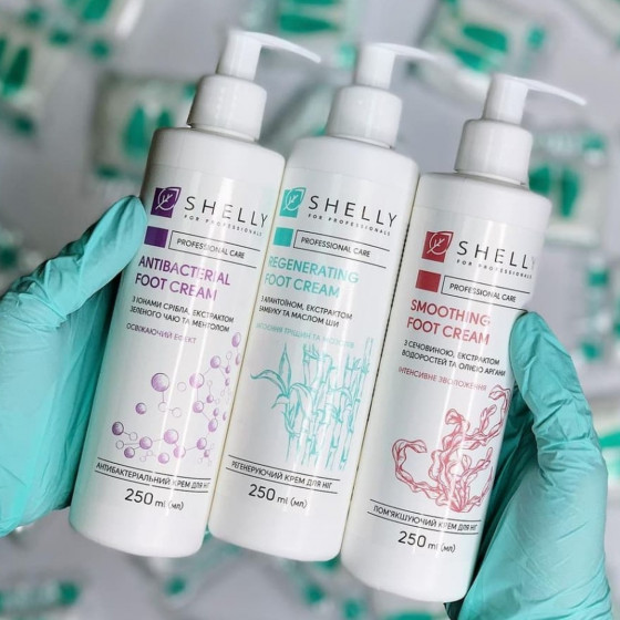 Shelly Regenerating Foot Cream with Allantoin, Bamboo Extract and Shea Butter - Регенерирующий крем для ног с аллантоином, экстрактом бамбука и маслом ши - 2