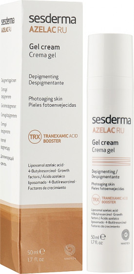 Sesderma Azelac Ru Cream Gel - Депигментирующий крем-гель для лица - 1