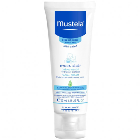 Mustela Hydra-Bebe Facial Cream - Увлажняющий крем для лица