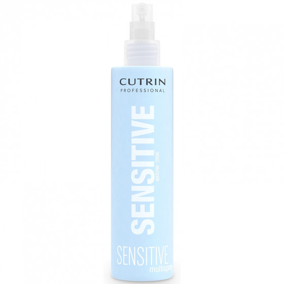 Cutrin Sensitive spray - Спрей-уход гипоалергенный без отдушек для окрашенных и поврежденных волос