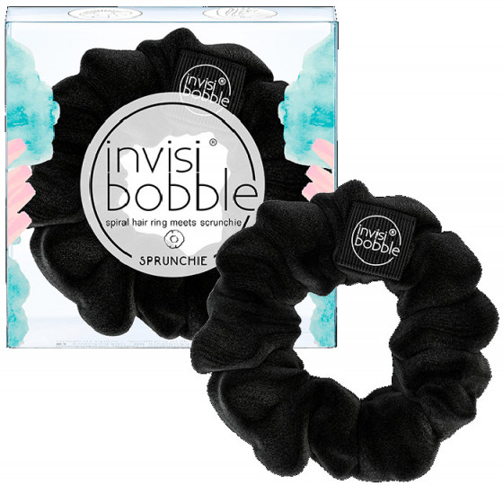 Invisibobble Sprunchie True Black - Тканевая резинка-браслет для волос - 3