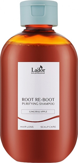 La'dor Root Re-Boot Purifying Shampoo Ginger & Apple - Шампунь от выпадения волос для чувствительной кожи головы