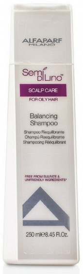 Alfaparf Semi Di Lino Scalp Care Balancing Shampoo - Балансирующий шампунь для жирных волос