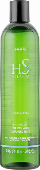 HS Milano Emmedi Secchi E Sfibrati Nourishing Shampoo - Питательный шампунь для сухих волос