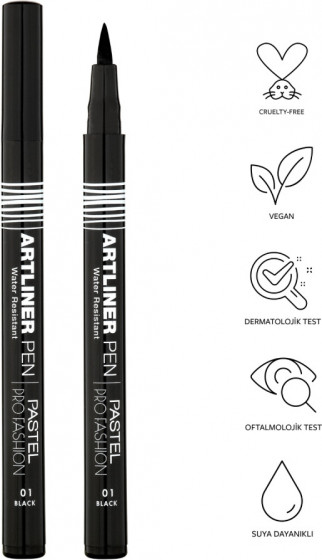 Pastel Profashion Artliner Pen - Подводка-фломастер для век - 2