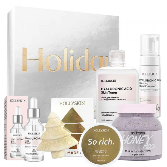 Hollyskin Happy Holiday Gift Set - Подарочный лимитированный набор