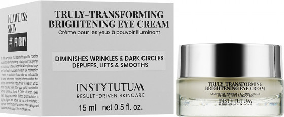 Instytutum Truly-Transforming Brightening Eye Cream - Лифтинг-крем для век с осветляющим эффектом - 1