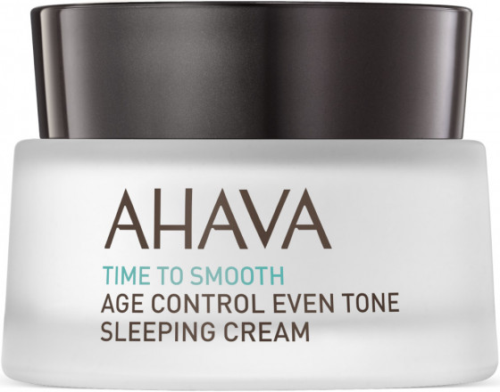 Ahava Time to Smooth Age Control Even Tone Sleeping Cream - Ночной восстанавливающий крем выравнивающий тон кожи