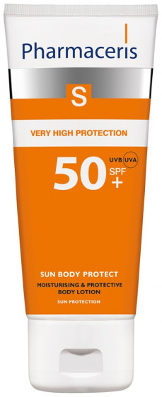 Pharmaceris S Sun Body Protect SPF50+ - Гидролипидный защитный бальзам для тела