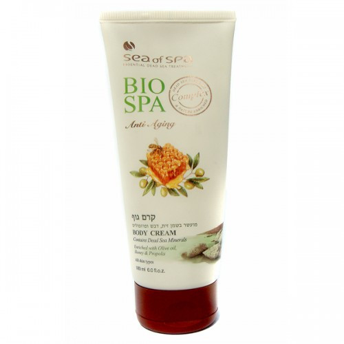 Sea of SPA Bio Spa Anti Aging Body Cream - Омолаживающий крем для тела с оливковым маслом, медом и прополисом