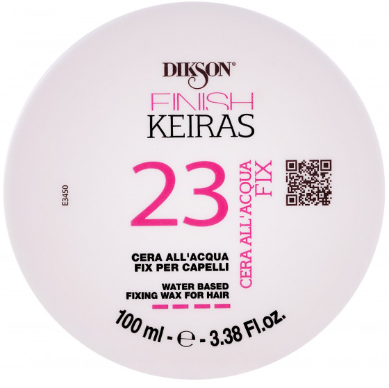 Dikson Keiras Finish Water Based Fixing Wax For Hair 23 - Воск на основе ароматизированной воды "Роза"