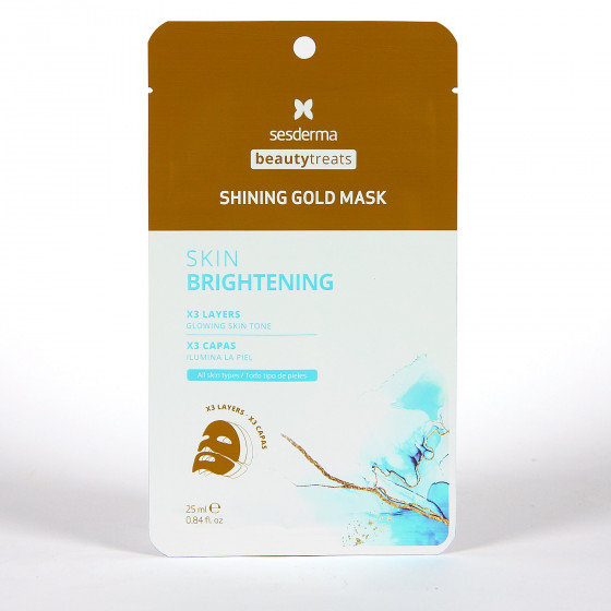 Sesderma Beauty Treats Shining Gold Mask - Золотая омолаживающая маска для лица - 1