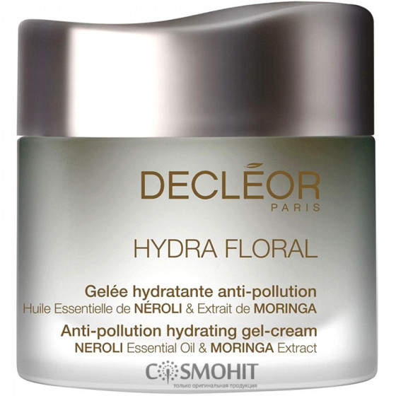 Decleor Hydra Floral Anti-Pollution Hydrating Gel-cream - Увлажняющий крем-гель для нормальной и комбинированной кожи