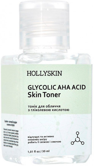 Hollyskin Glycolic AHA Acid Skin Toner - Тоник для лица с гликолевой кислотой