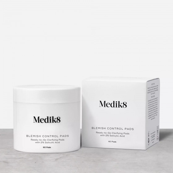 Medik8 Blemish Control Pads - Бесспиртовые пады с салициловой кислотой для проблемной кожи лица - 2