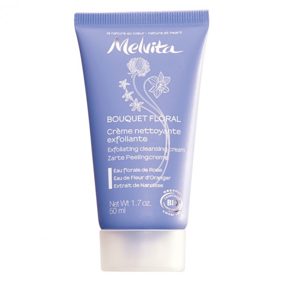 Melvita Bouquet Floral Exfoliating Cleansing Cream - Очищающий крем-эксфолиант для лица