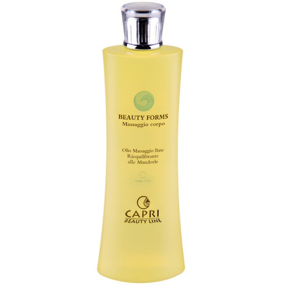 Capri Beauty Line Beauty Forms Basic Massage Rebalancing Almond Oil - Базовое массажное масло на основе миндального масла