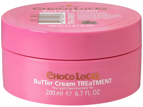 Lee Stafford Choco Locks Butter Cream - Маска-крем для придания гладкости волосам с экстрактом какао