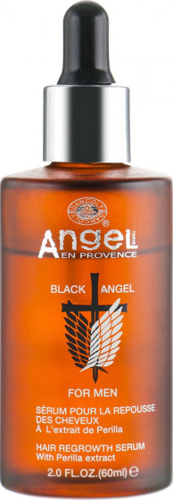 Angel Professional Black Angel Hair Regrowth Serium - Сыворотка для роста волос с экстрактом периллы