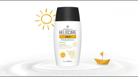 Cantabria Heliocare 360º Pediatrics Mineral SPF50+ - Детский солнцезащитный минеральный крем - 1