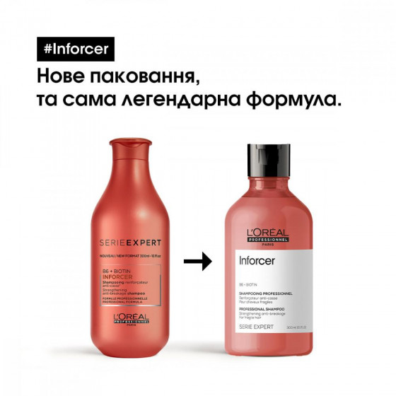 L'Oreal Professionnel Inforcer Strengthening Anti-Breakage Shampoo - Укрепляющий шампунь против ломкости волос - 1