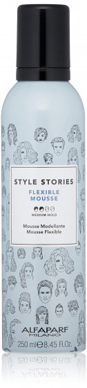 Alfaparf Milano Style Stories Flexible Mousse - Мусс для волос эластичной средней фиксации