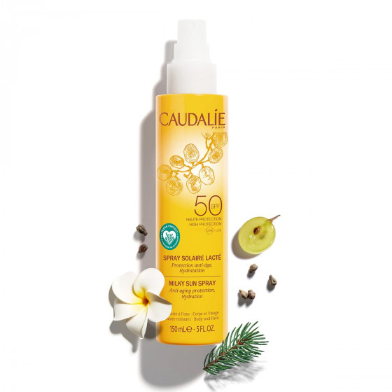 Caudalie Soleil Divine Solaire Milky Sun Spray SPF50 - Солнцезащитный крем-молочко SPF50 - 1