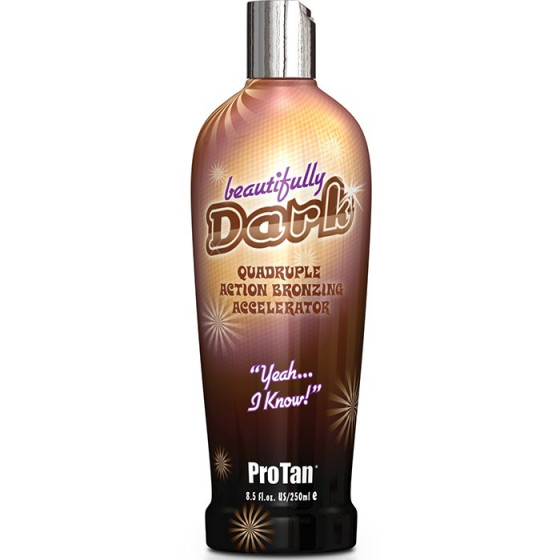 Pro Tan Beautifully Dark Quadruple Bronzing Accelerator - Лосьон для загара с бронзаторами