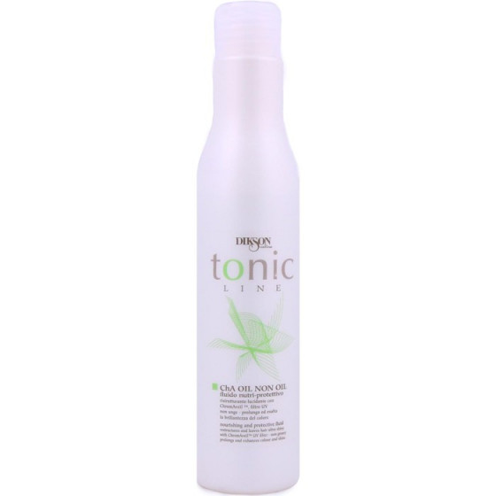 Dikson Tonic Line Cha Oil Non Oil - Питающий и защитный флюид «Масло Без Масла» с эффектом ультра блеска