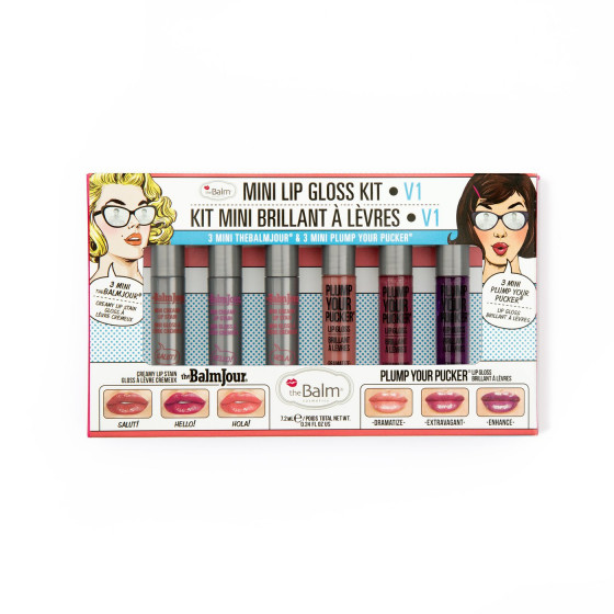 TheBalm Mini Lip Gloss Kit V1 - Набор мини блесков для губ