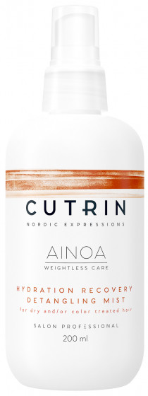 Cutrin Ainoa Hydration Recovery Detangling Mist - Увлажняющий спрей-дымка для волос