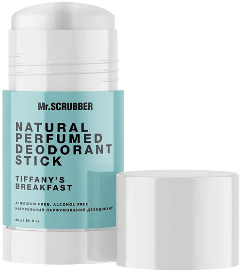 Mr.Scrubber Natural Perfumed Deodorant Stick "Tiffany's Breakfast" - Натуральный парфюмированный дезодорант