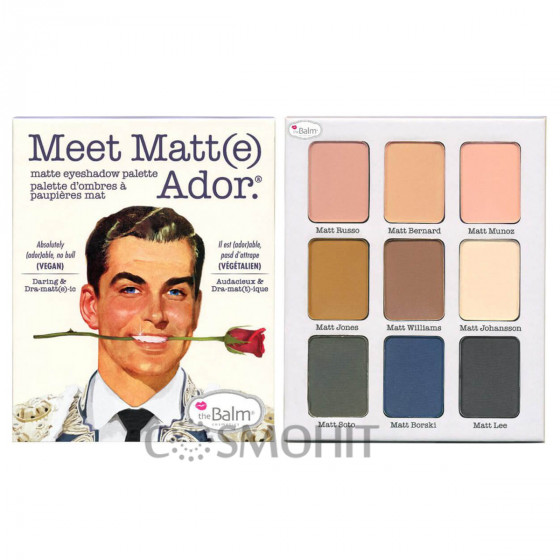 TheBalm Palettes Meet Matte Ador - Палетка теней - 1