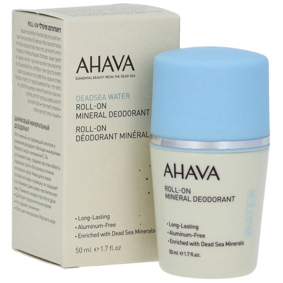 Ahava Dead Sea Water Roll-On Mineral Deodorant - Минеральный роликовый дезодорант - 1