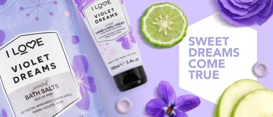 I Love Violet Dreams Body Wash - Гель для душа "Фиалковые мечты" - 2