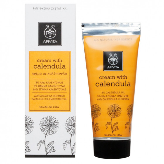 Apivita herbal cream with calendula - Травяной крем с календулой