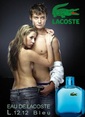 Lacoste Eau De L.12.12 Bleu - Подарочный набор (EDT100+S/G50+сумка) - 2