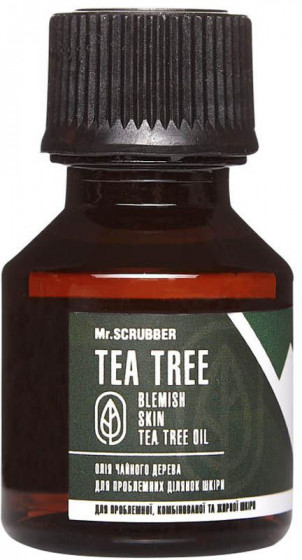 Mr.Scrubber Tea Tree Blemish Skin Tea Tree Oil - Масло чайного дерева для проблемных участков кожи