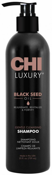 CHI Luxury Black Seed Gentle Cleansing Shampoo - Очищающий шампунь с маслом черного тмина