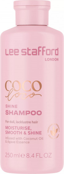 Lee Stafford Coco Loco Shine Shampoo - Шампунь с кокосовым маслом для сияния волос