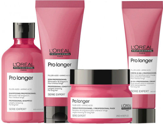 L'Oreal Professionnel Pro Longer 10 in 1 Professional Cream - Термозащитный крем для восстановления плотности поверхности волос по длине - 2