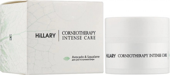 Hillary Corneotherapy Intense Care Avocado & Squalane Cream - Крем для сухой и чувствительной кожи