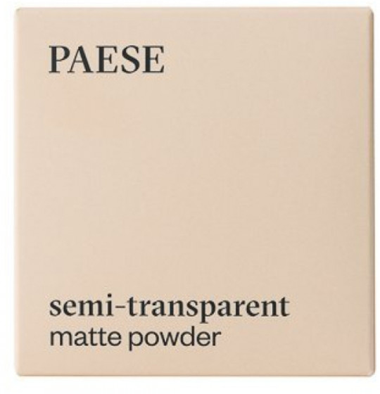 Paese Semitransparent Pressed Powder - Компактная матирующая полупрозрачная пудра - 2