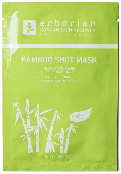 Erborian Bamboo Shot Mask - Увлажняющая тканевая маска "Бамбук"