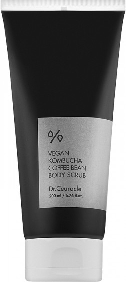 Dr.Ceuracle Vegan Kombucha Coffee bean Body Scrub - Веганский скраб для тела с ферментированным чаем комбуча и кофе