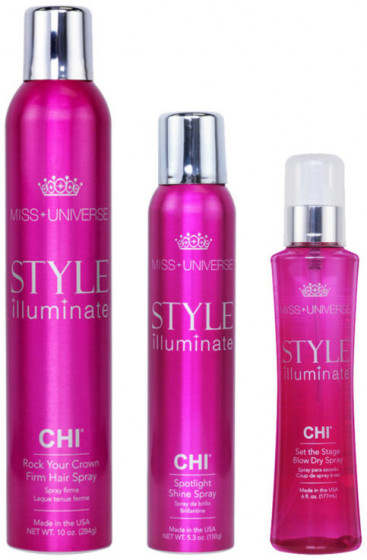 CHI Miss Universe Natural Hold Firm III Spray - Завершающий лак для волос - 1