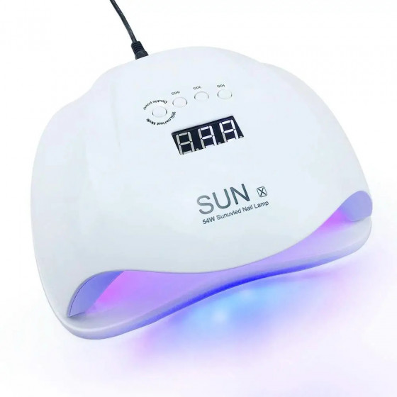 SUNUV LED+UV SUN X 54W White - УФ-лампа для маникюра - 4