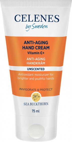 Celenes Sea Buckthorn Antiaging Hand Cream - Антивозрастной крем для рук с облепихой