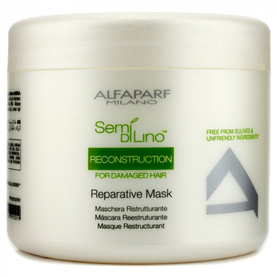 Alfaparf Semi Di Lino Reconstruction Reparative Mask - Маска Восстановление - 1